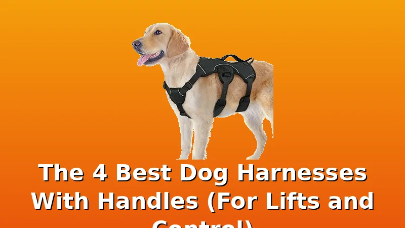 The 4 Best Dog Harnesses With Handles (For Lifts and Control) - DogHarnessReviews review with measurements and honest opinion