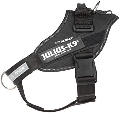 Julius-K9 IDC Powerharness, Dog Harness with Front Control Y-Belt, Size: 0, Black