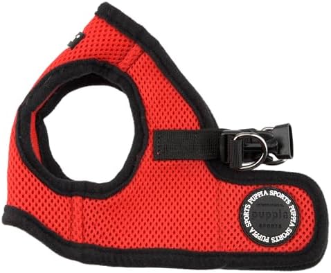 Puppia Soft Vest Dog Harness Step-in Padded Mesh No Choke No Pull Comfortable Walking Running Training for Small Medium Large Dogs, Violet, Medium