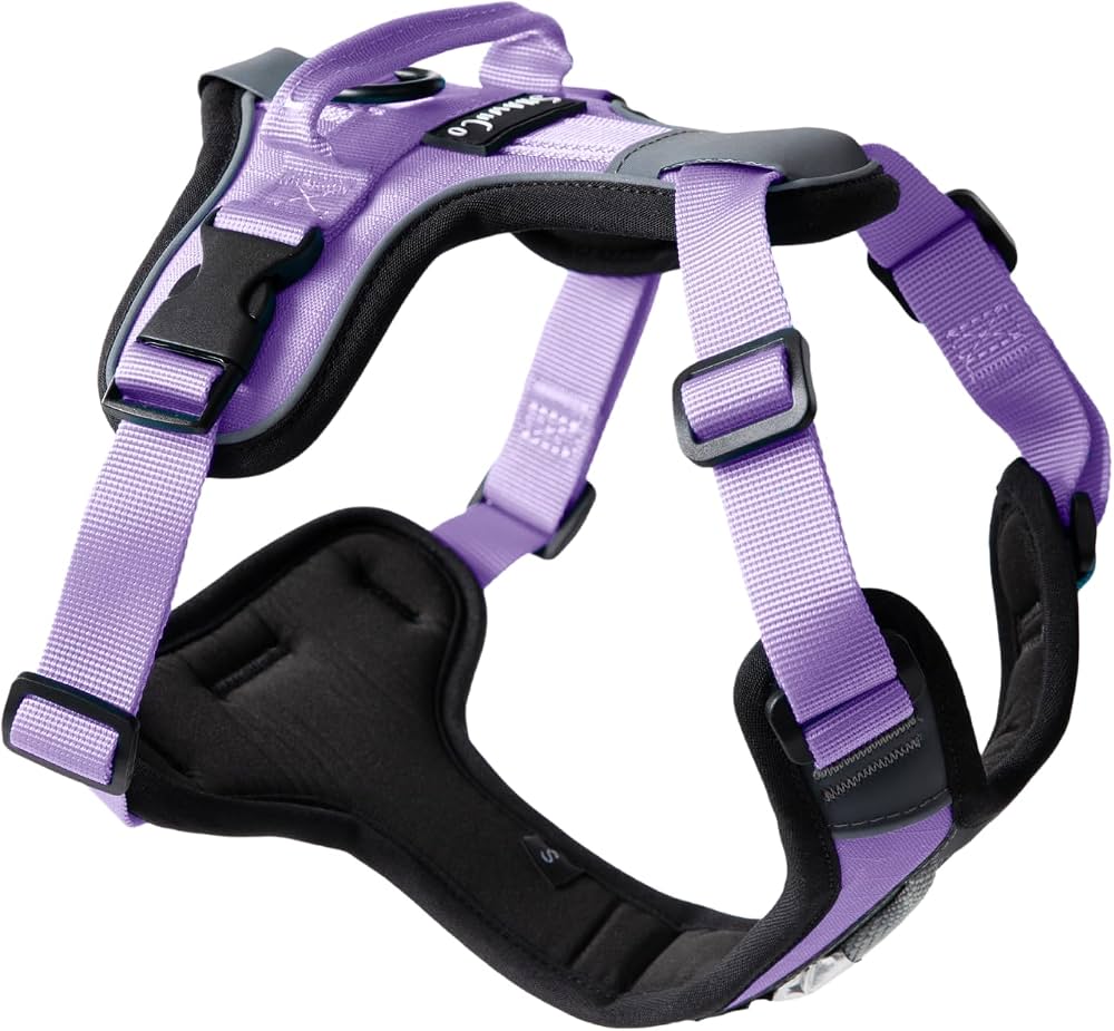 ShawnCo Basecamp Dog Harness, No-Pull Pet Vest (ICY Lilac,S)